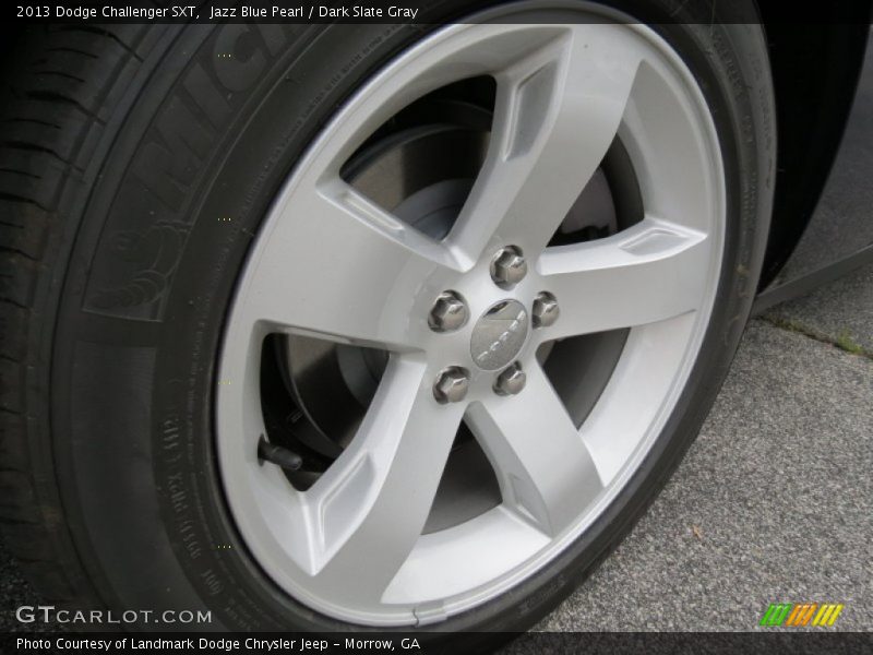 Jazz Blue Pearl / Dark Slate Gray 2013 Dodge Challenger SXT
