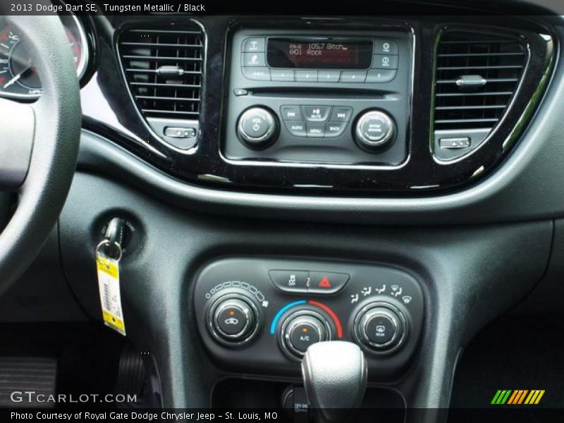 Tungsten Metallic / Black 2013 Dodge Dart SE