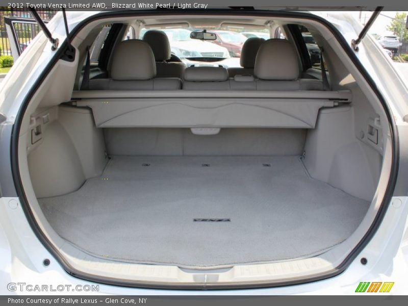 Blizzard White Pearl / Light Gray 2012 Toyota Venza Limited AWD