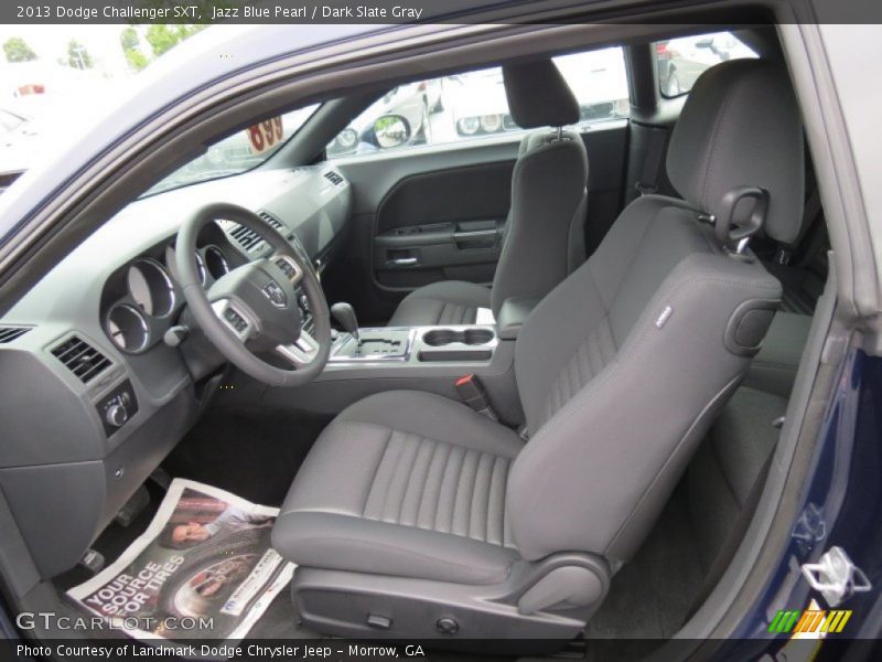 Jazz Blue Pearl / Dark Slate Gray 2013 Dodge Challenger SXT
