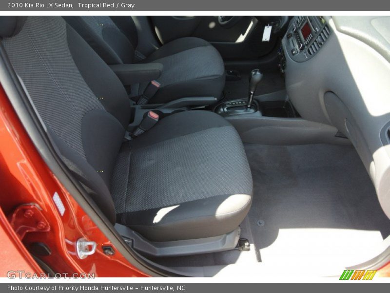 Tropical Red / Gray 2010 Kia Rio LX Sedan