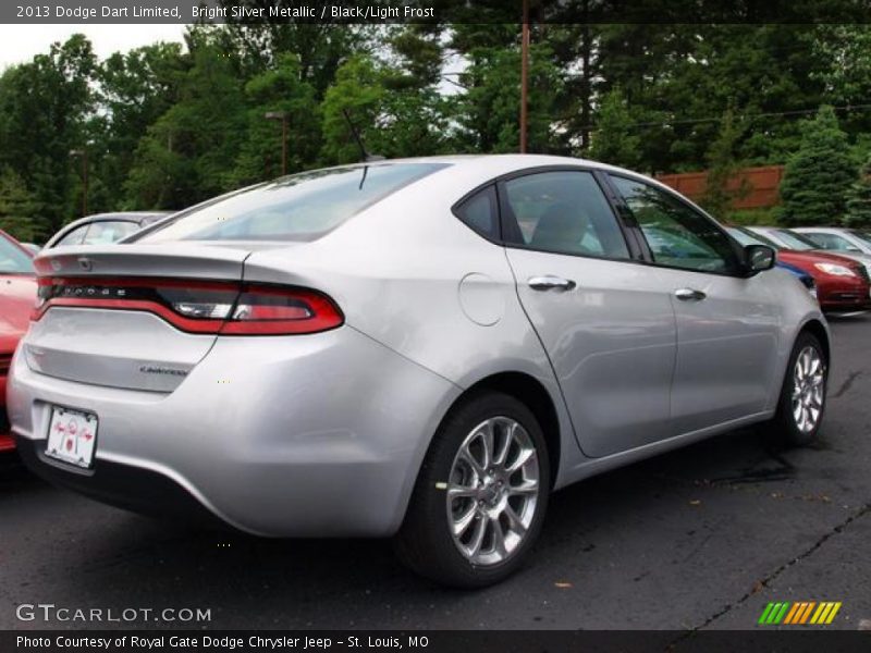 Bright Silver Metallic / Black/Light Frost 2013 Dodge Dart Limited