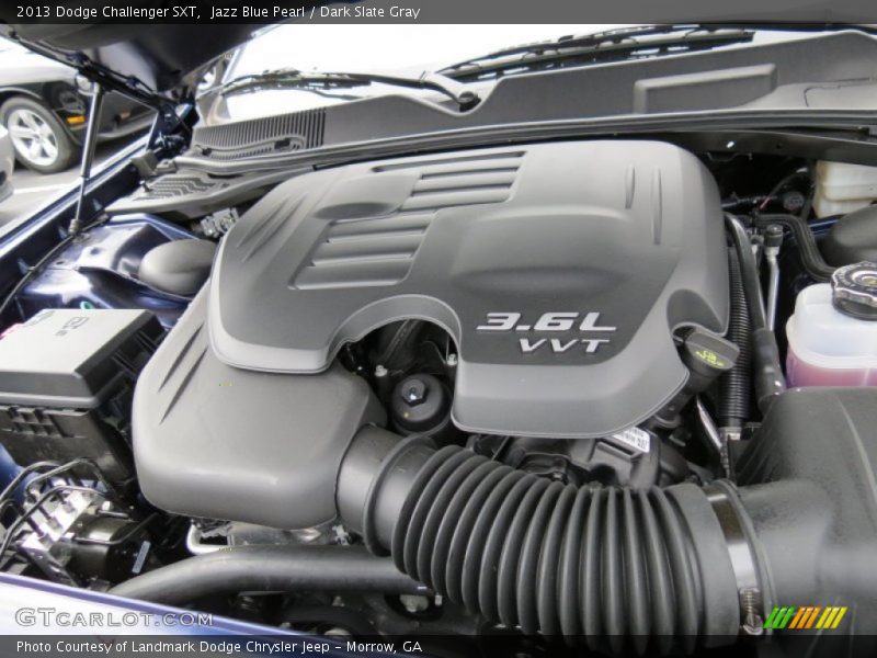 Jazz Blue Pearl / Dark Slate Gray 2013 Dodge Challenger SXT