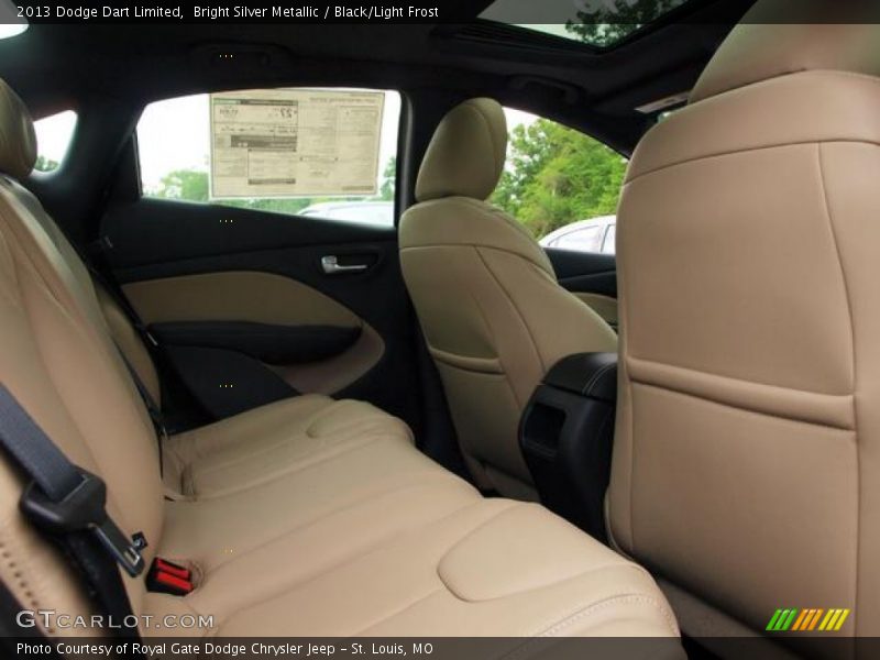 Bright Silver Metallic / Black/Light Frost 2013 Dodge Dart Limited