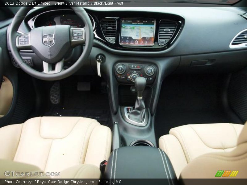 Bright Silver Metallic / Black/Light Frost 2013 Dodge Dart Limited