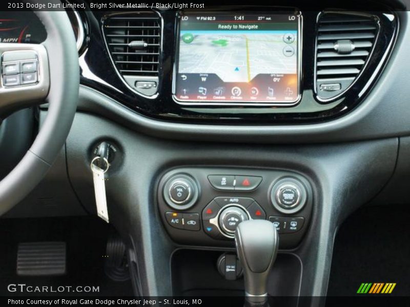 Bright Silver Metallic / Black/Light Frost 2013 Dodge Dart Limited