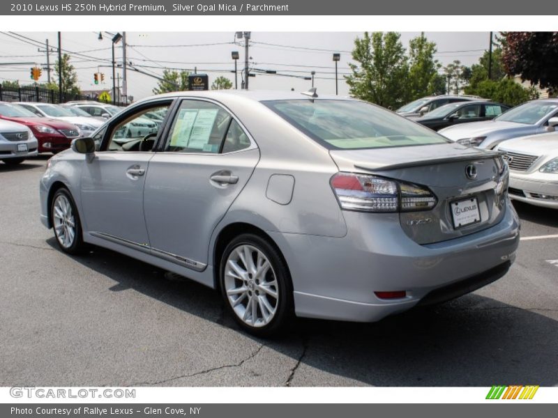 Silver Opal Mica / Parchment 2010 Lexus HS 250h Hybrid Premium