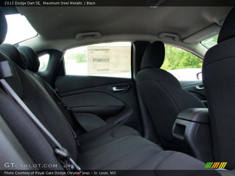 Maximum Steel Metallic / Black 2013 Dodge Dart SE