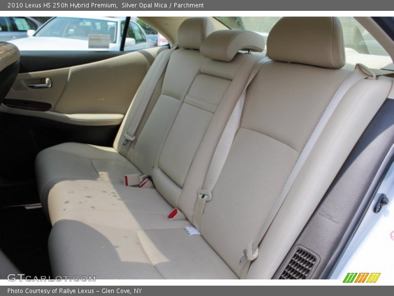 Silver Opal Mica / Parchment 2010 Lexus HS 250h Hybrid Premium