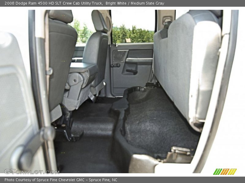 Bright White / Medium Slate Gray 2008 Dodge Ram 4500 HD SLT Crew Cab Utility Truck
