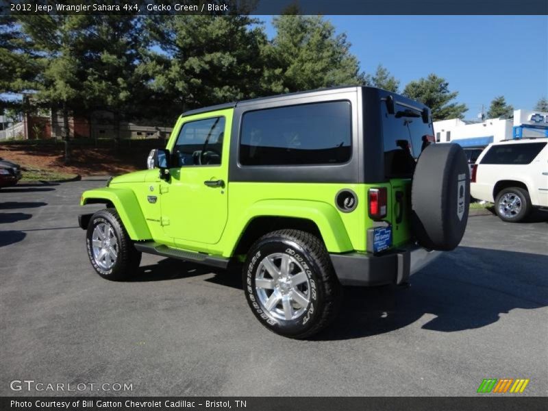 Gecko Green / Black 2012 Jeep Wrangler Sahara 4x4