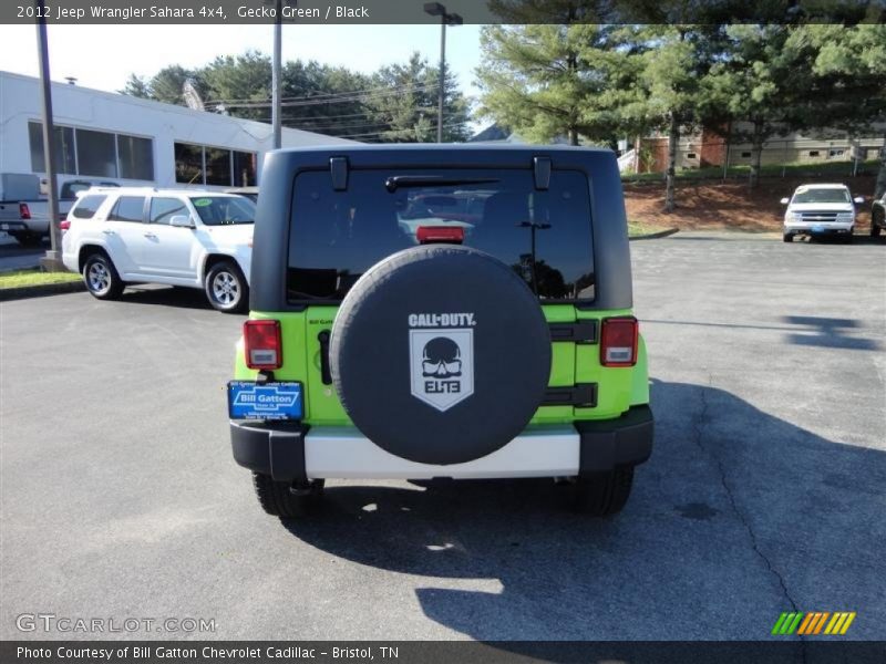 Gecko Green / Black 2012 Jeep Wrangler Sahara 4x4