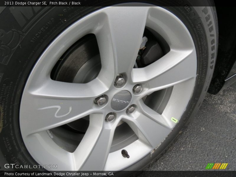 Pitch Black / Black 2013 Dodge Charger SE
