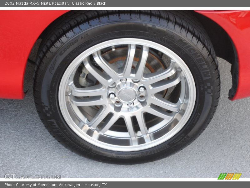 Custom Wheels of 2003 MX-5 Miata Roadster