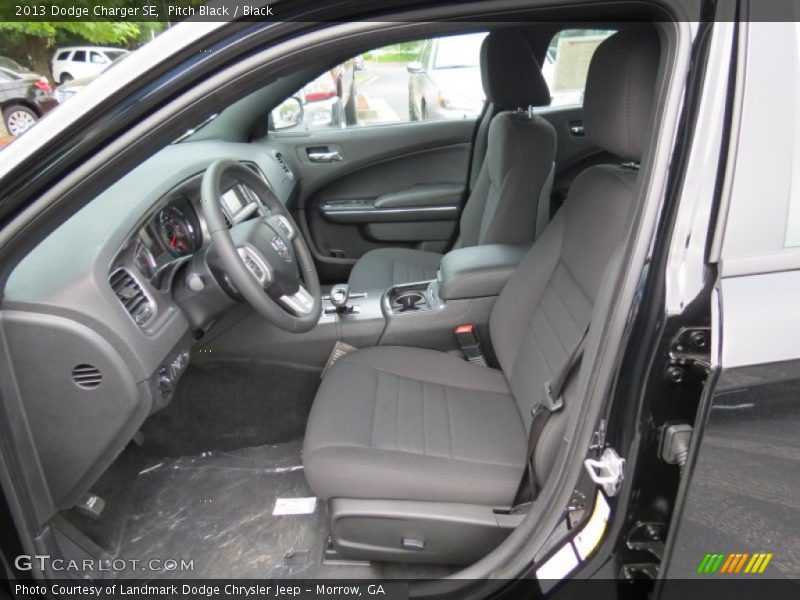 Pitch Black / Black 2013 Dodge Charger SE
