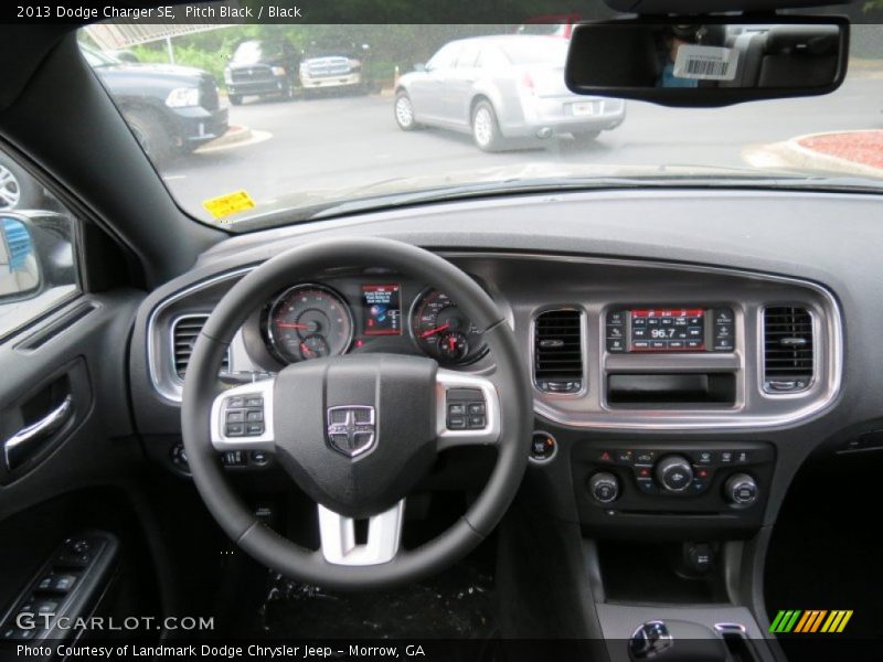 Pitch Black / Black 2013 Dodge Charger SE