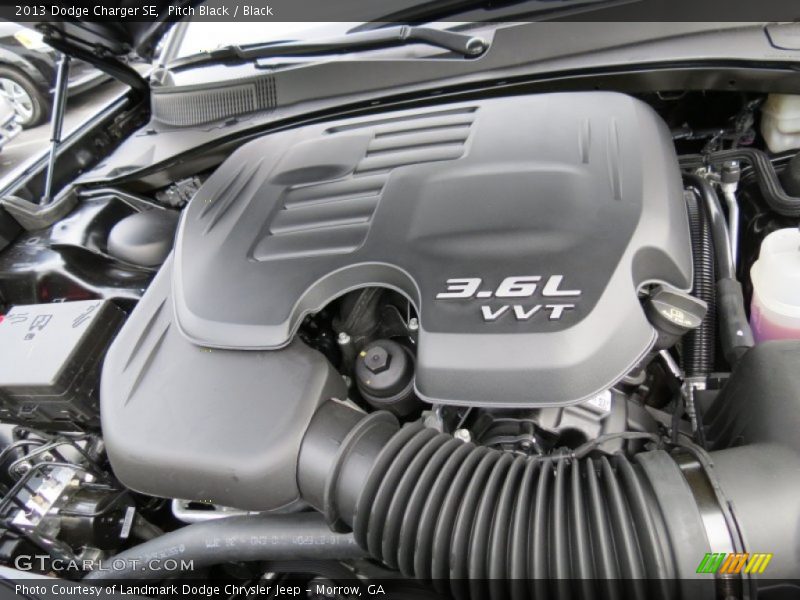 Pitch Black / Black 2013 Dodge Charger SE