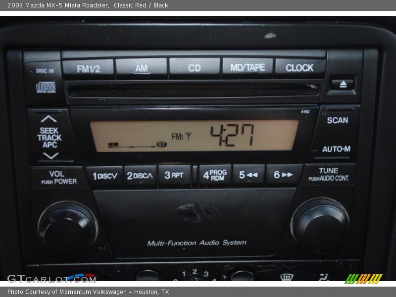 Audio System of 2003 MX-5 Miata Roadster