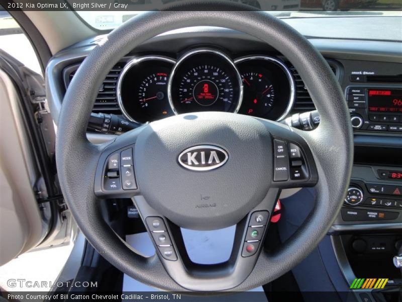 Bright Silver / Gray 2012 Kia Optima LX