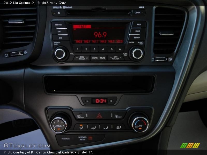 Bright Silver / Gray 2012 Kia Optima LX
