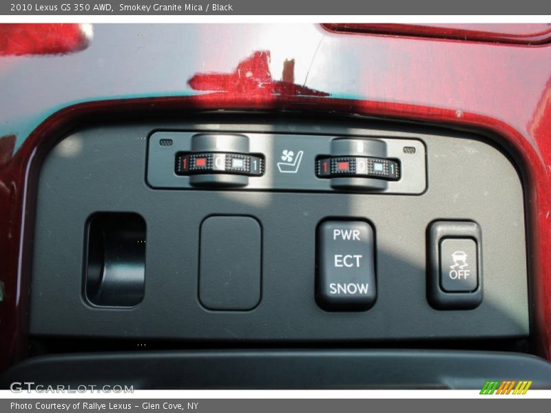 Controls of 2010 GS 350 AWD