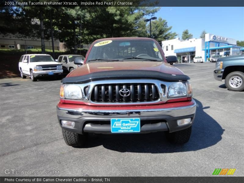 Impulse Red Pearl / Charcoal 2001 Toyota Tacoma PreRunner Xtracab