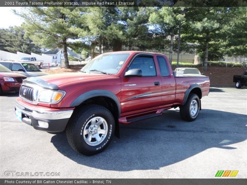 Impulse Red Pearl / Charcoal 2001 Toyota Tacoma PreRunner Xtracab