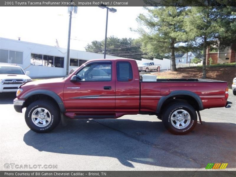 Impulse Red Pearl / Charcoal 2001 Toyota Tacoma PreRunner Xtracab