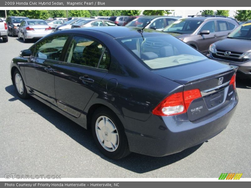 Magnetic Pearl / Blue 2009 Honda Civic Hybrid Sedan