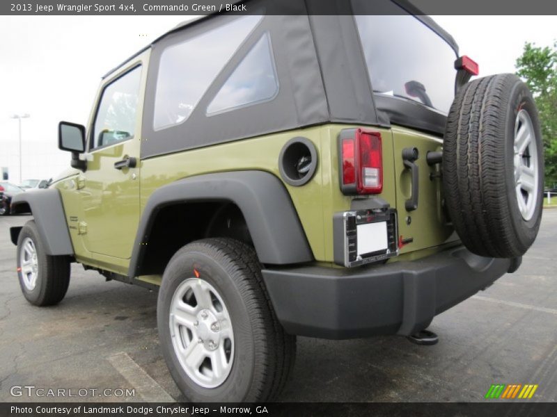 Commando Green / Black 2013 Jeep Wrangler Sport 4x4