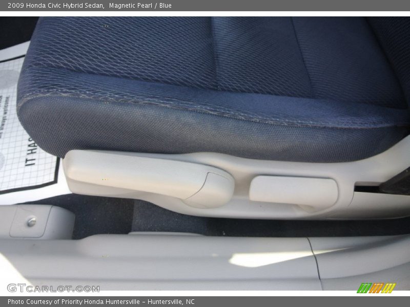 Magnetic Pearl / Blue 2009 Honda Civic Hybrid Sedan