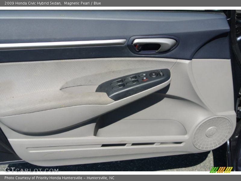 Magnetic Pearl / Blue 2009 Honda Civic Hybrid Sedan