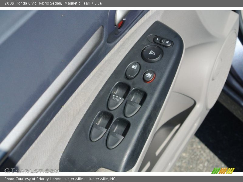 Magnetic Pearl / Blue 2009 Honda Civic Hybrid Sedan