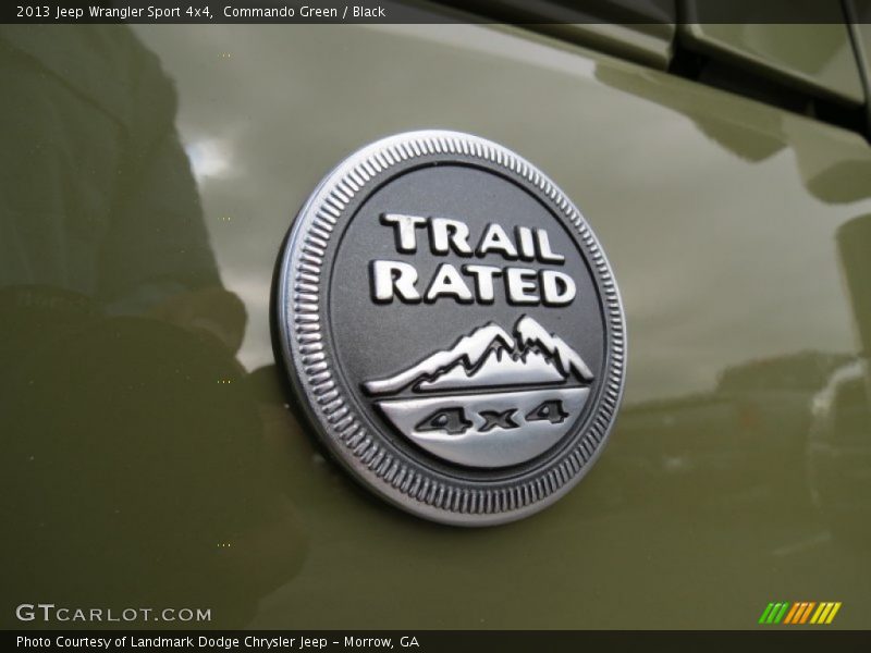 Commando Green / Black 2013 Jeep Wrangler Sport 4x4