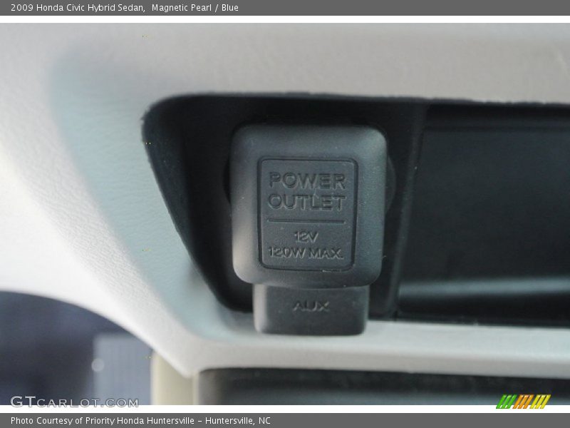 Magnetic Pearl / Blue 2009 Honda Civic Hybrid Sedan