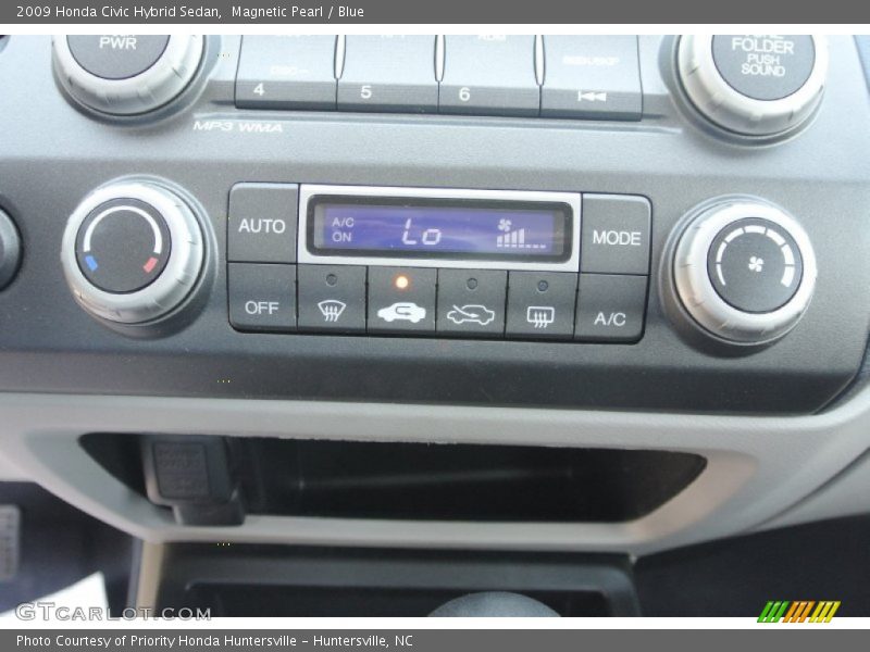 Magnetic Pearl / Blue 2009 Honda Civic Hybrid Sedan