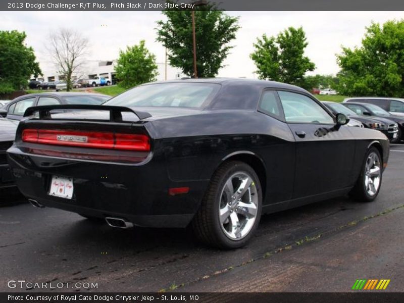 Pitch Black / Dark Slate Gray 2013 Dodge Challenger R/T Plus
