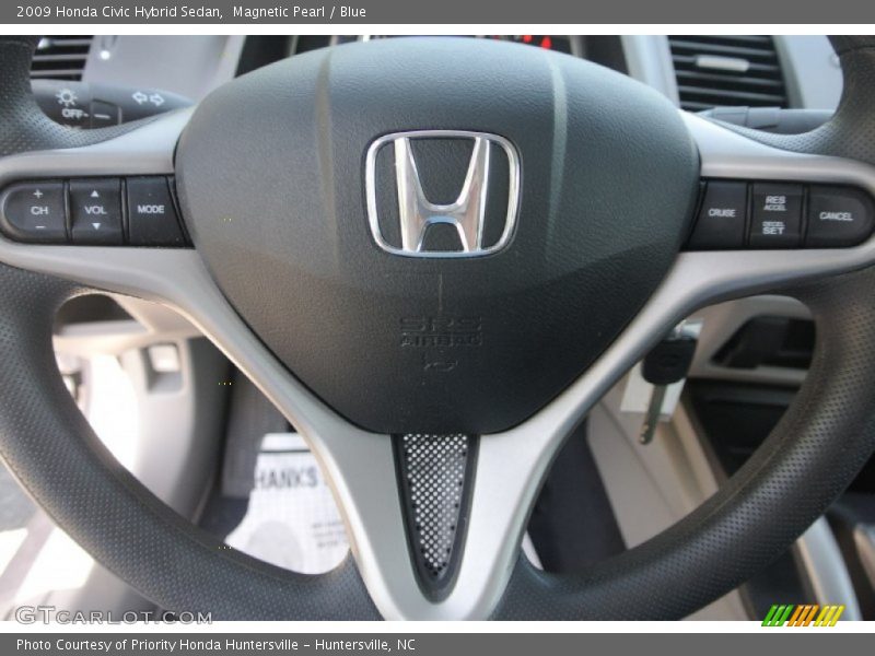 Magnetic Pearl / Blue 2009 Honda Civic Hybrid Sedan