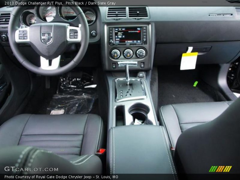 Pitch Black / Dark Slate Gray 2013 Dodge Challenger R/T Plus