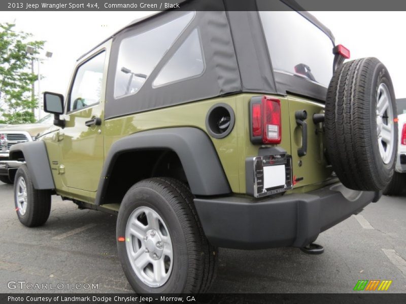 Commando Green / Black 2013 Jeep Wrangler Sport 4x4