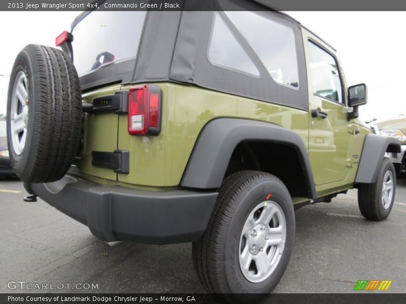 Commando Green / Black 2013 Jeep Wrangler Sport 4x4