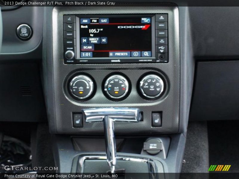 Pitch Black / Dark Slate Gray 2013 Dodge Challenger R/T Plus