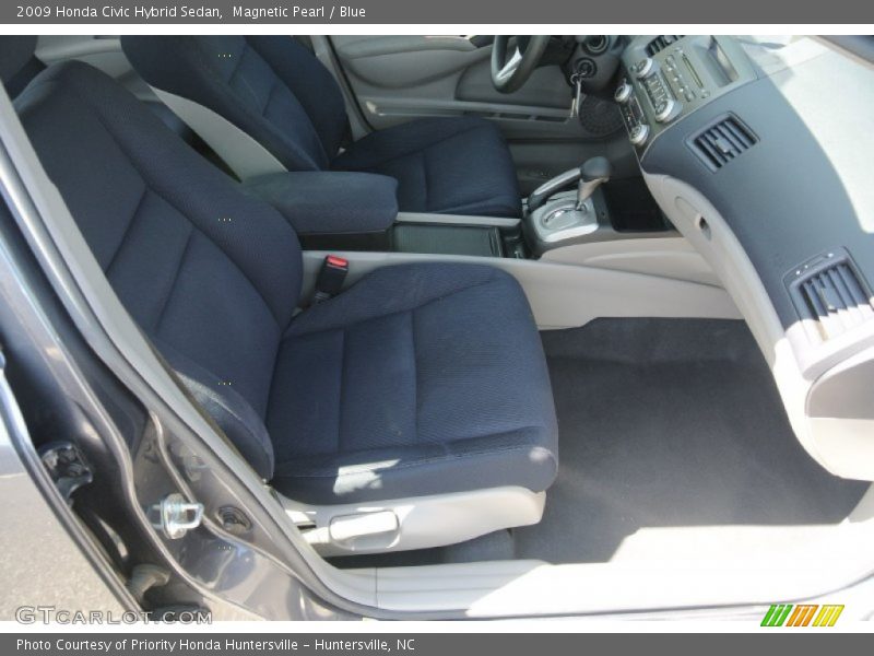 Magnetic Pearl / Blue 2009 Honda Civic Hybrid Sedan