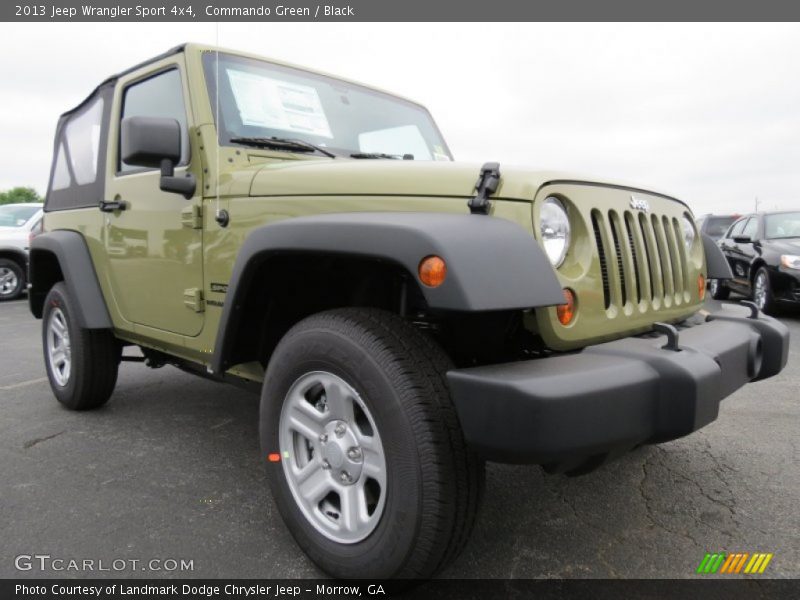 Commando Green / Black 2013 Jeep Wrangler Sport 4x4