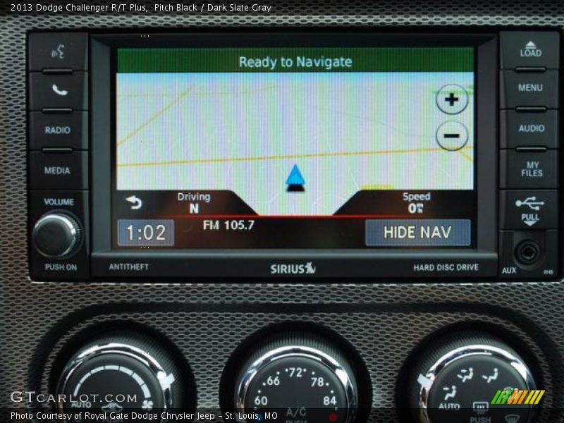 Pitch Black / Dark Slate Gray 2013 Dodge Challenger R/T Plus