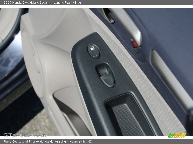 Magnetic Pearl / Blue 2009 Honda Civic Hybrid Sedan