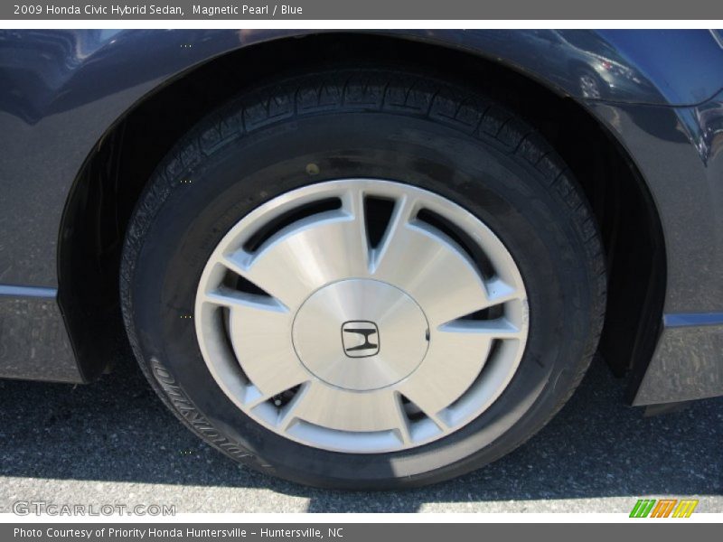 Magnetic Pearl / Blue 2009 Honda Civic Hybrid Sedan