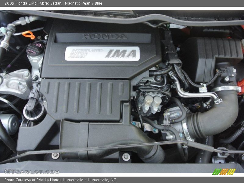 Magnetic Pearl / Blue 2009 Honda Civic Hybrid Sedan