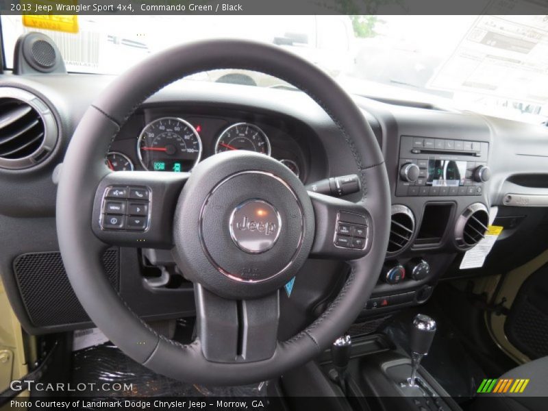 Commando Green / Black 2013 Jeep Wrangler Sport 4x4