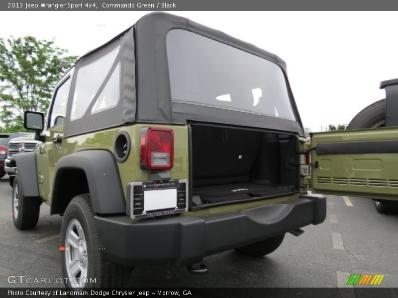 Commando Green / Black 2013 Jeep Wrangler Sport 4x4